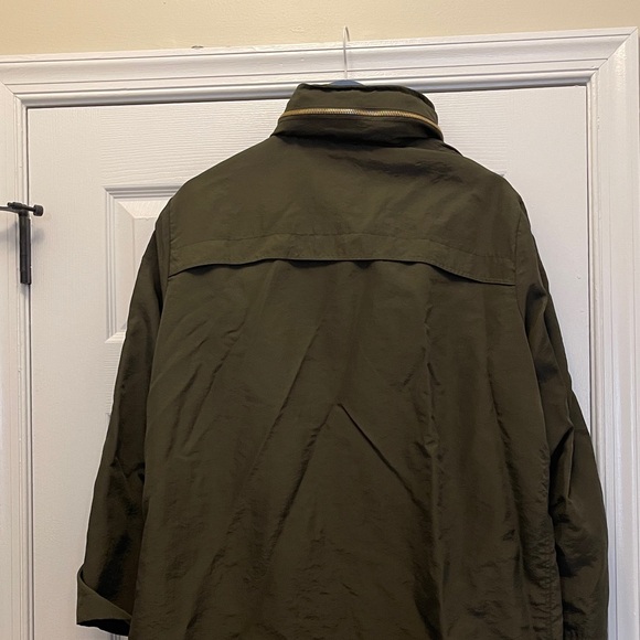 Jones New York Olive Utility Jacket with Gold Accents - Picture 9 of 9